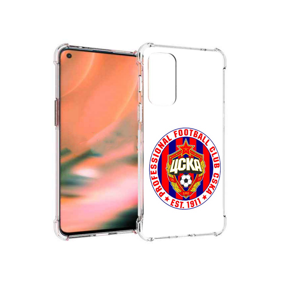

Чехол MyPads Tocco для OnePlus Nord 2 5G ФК ЦСК логотип (PT161451.125.178), Прозрачный, Tocco