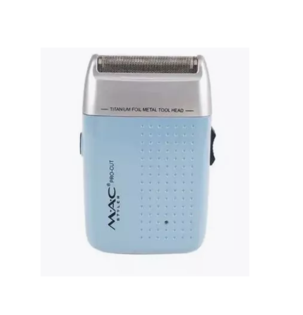 Электробритва M.A.C MC-8803 голубой, серебристый