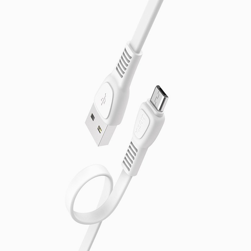 

Дата-кабель USB универсальный MicroUSB Hoco X40 (белый)