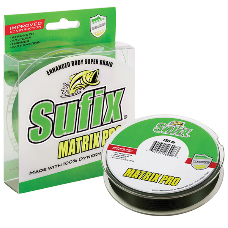 

Шнур плетеный Sufix Matrix Pro 135 м 0.15 мм цвет зеленый 10 кг, Разноцветный, Matrix Pro