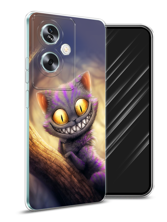 

Чехол Awog на Oppo A79 5G "Cheshire Cat", Фиолетовый;желтый, 2515650-1