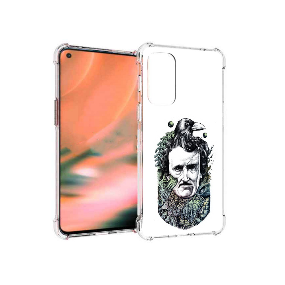 

Чехол MyPads Tocco для OnePlus Nord 2 5G Эдгар Аллан с вороном (PT161451.125.203), Прозрачный, Tocco