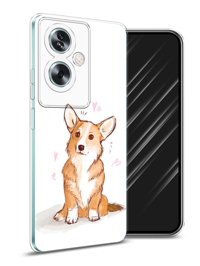 

Чехол Awog на Oppo A79 5G "Корги любовь", Бежевый;белый, 2515650-1
