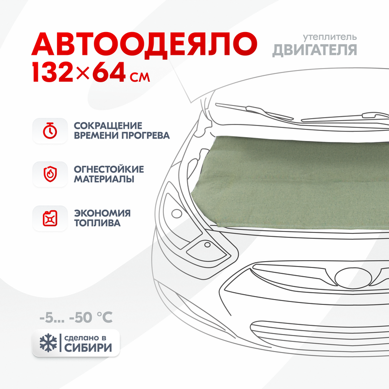 

Автоодеяло SKYWAY 132*64 см, ASH-132B, 132*64 см