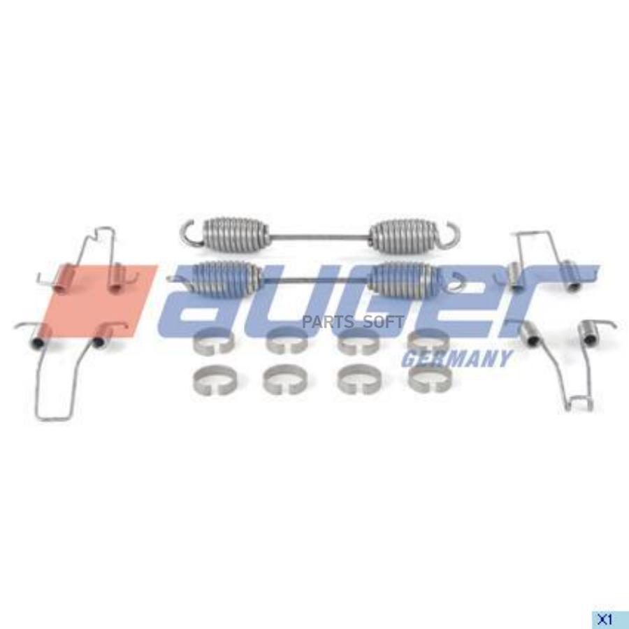 

AUG75543_ремкомпл. торм. колодки (м)! стопор, пружины\ BPW SN4212/18/20/22