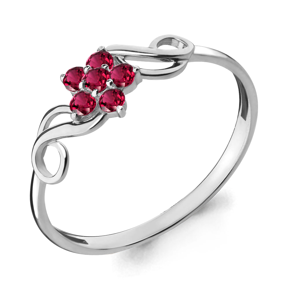

Кольцо из серебра с рубином р. , Aquamarine 68003В_925_р, 68003В_925_р