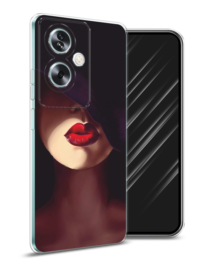

Чехол Awog на Oppo A79 5G "Красные губы", Черный;бежевый;красный, 2515650-1