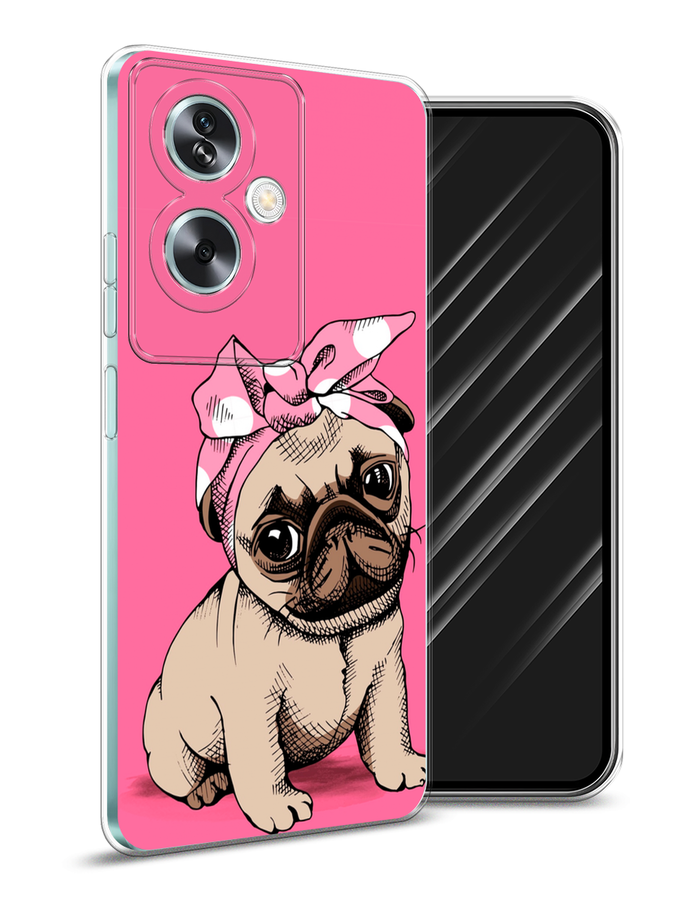 

Чехол Awog на Oppo A79 5G "Dog Pin-Up", Розовый;бежевый, 2515650-1