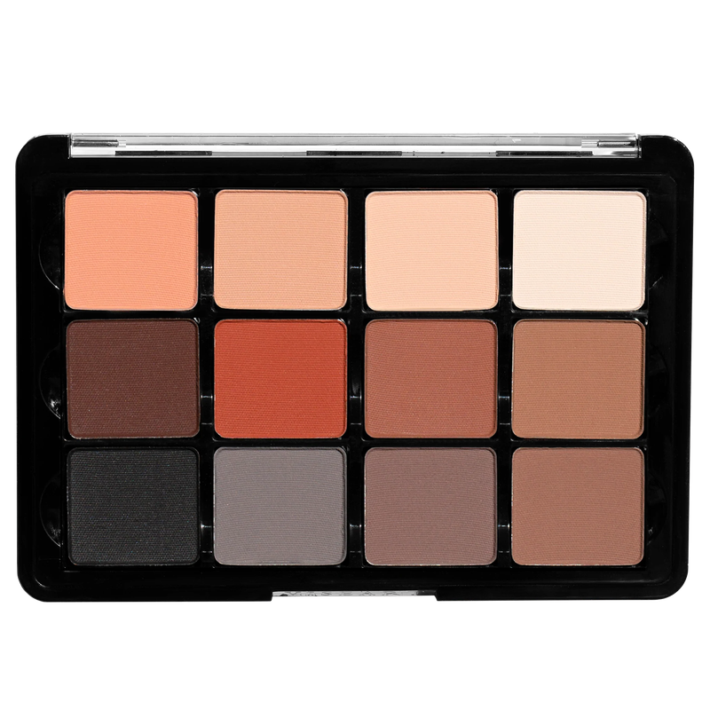 

Палетка Viseart для макияжа глаз матовые стойкие из 12 оттенков 01 Neutral Matte 24 г, Разноцветный, VPE01