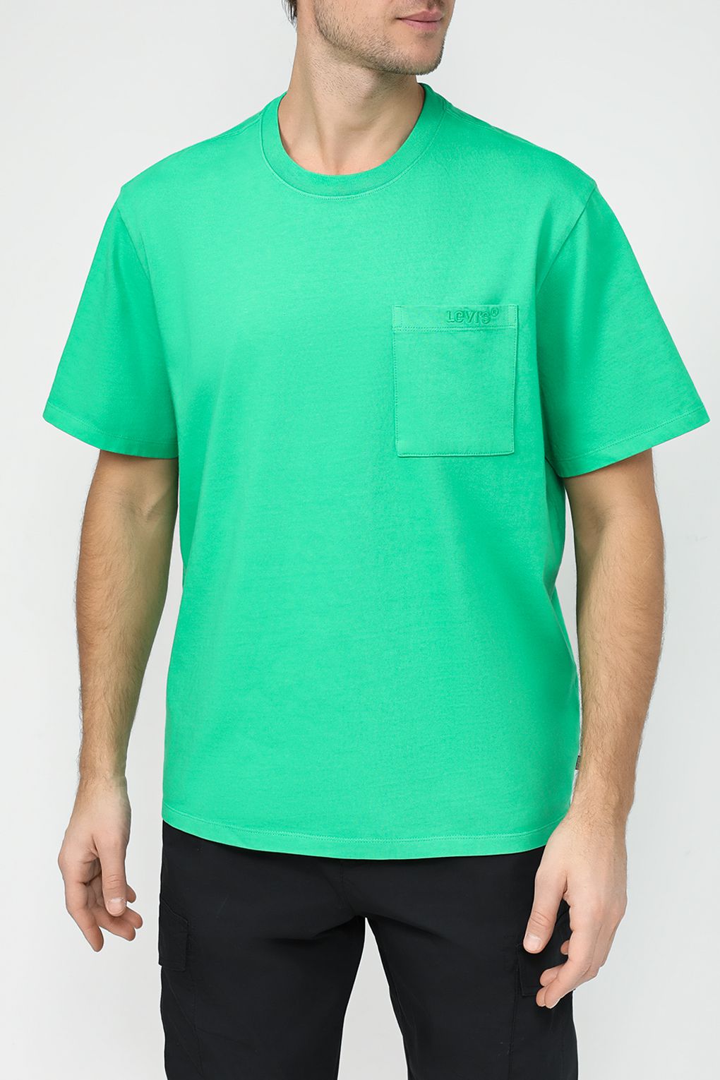 

Футболка мужская Levi's A369700160 зеленая XL, Зеленый, A369700160