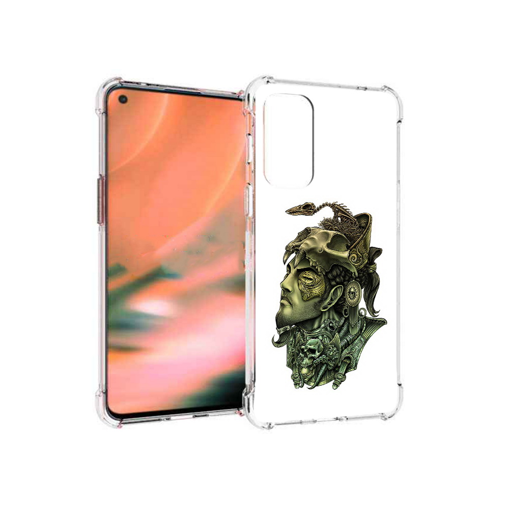 

Чехол MyPads Tocco для OnePlus Nord 2 5G бронзовый воин (PT161451.125.248), Прозрачный, Tocco