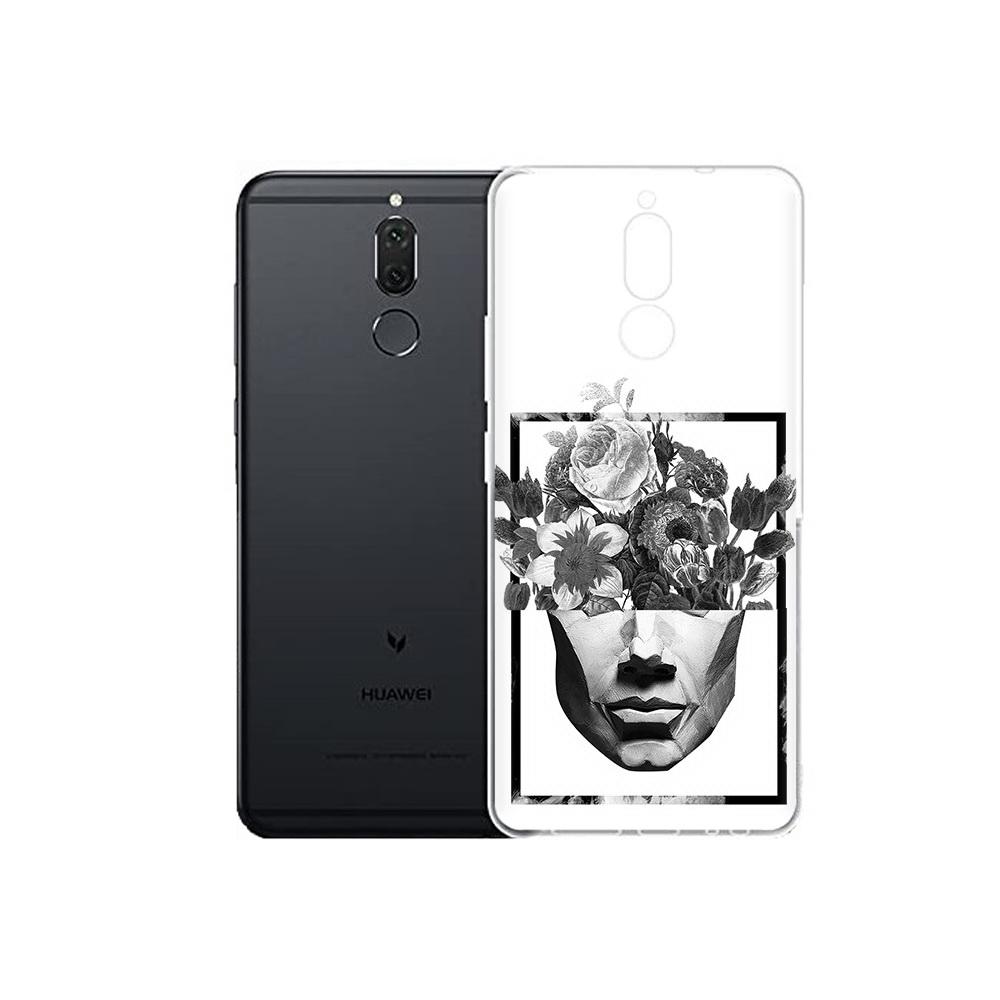 

Чехол MyPads Tocco для Huawei Nova 2i черно белая ваза в абстракции (PT92543.64.678), Прозрачный, Tocco