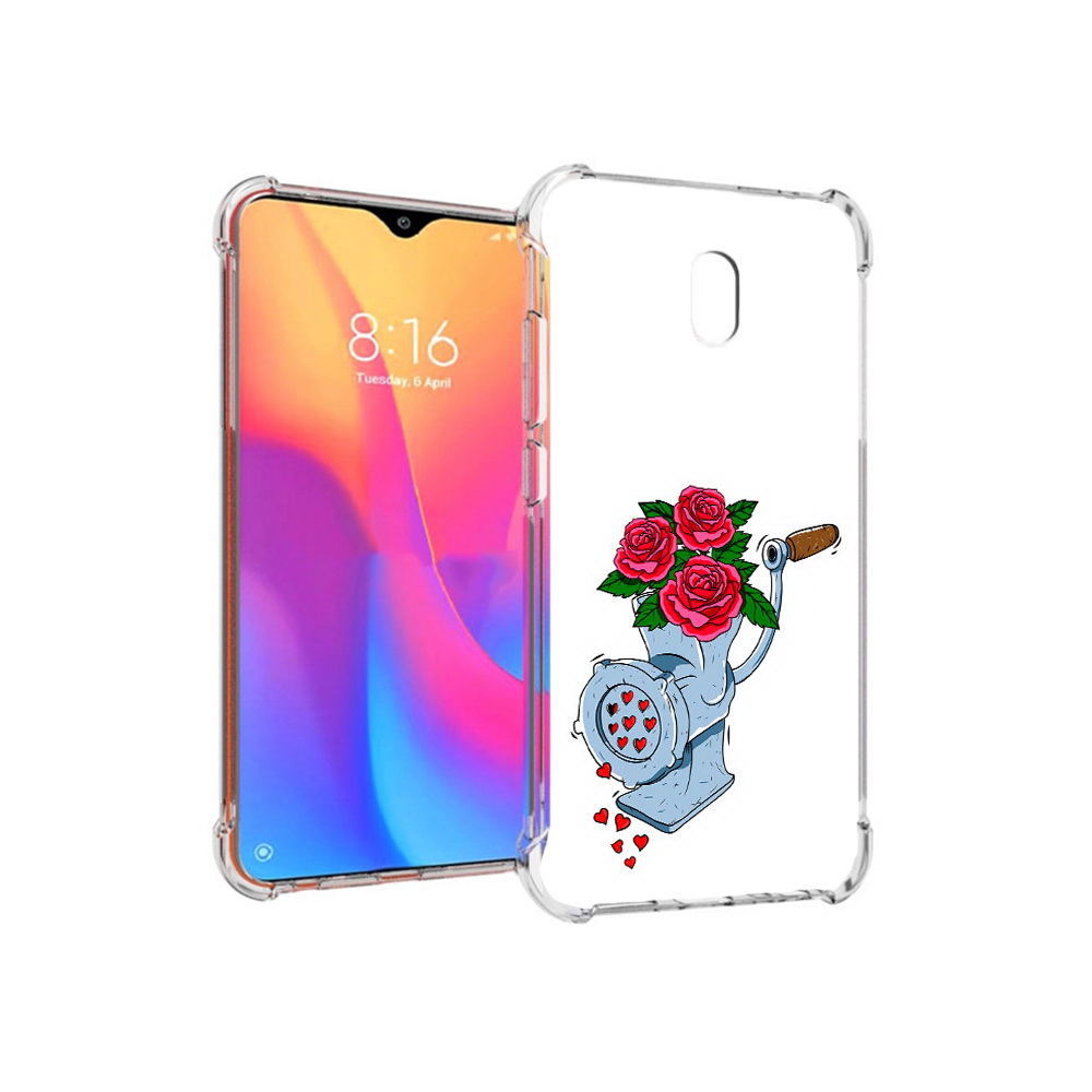 

Чехол MyPads Tocco для Xiaomi Redmi 8A Цветочные сердца (PT138948.272.199), Прозрачный, Tocco