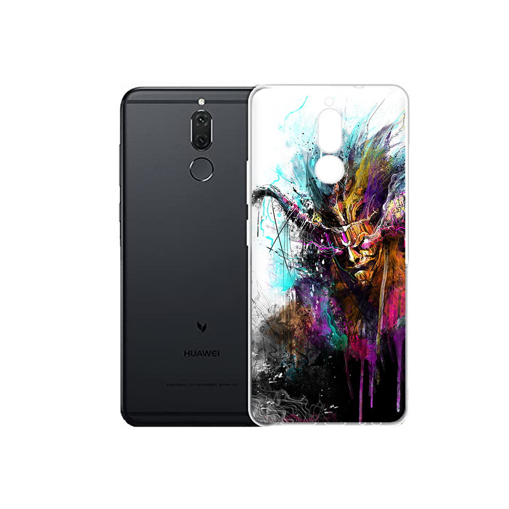 

Чехол MyPads Tocco для Huawei Nova 2i яркий дьявол (PT92543.64.709), Прозрачный, Tocco