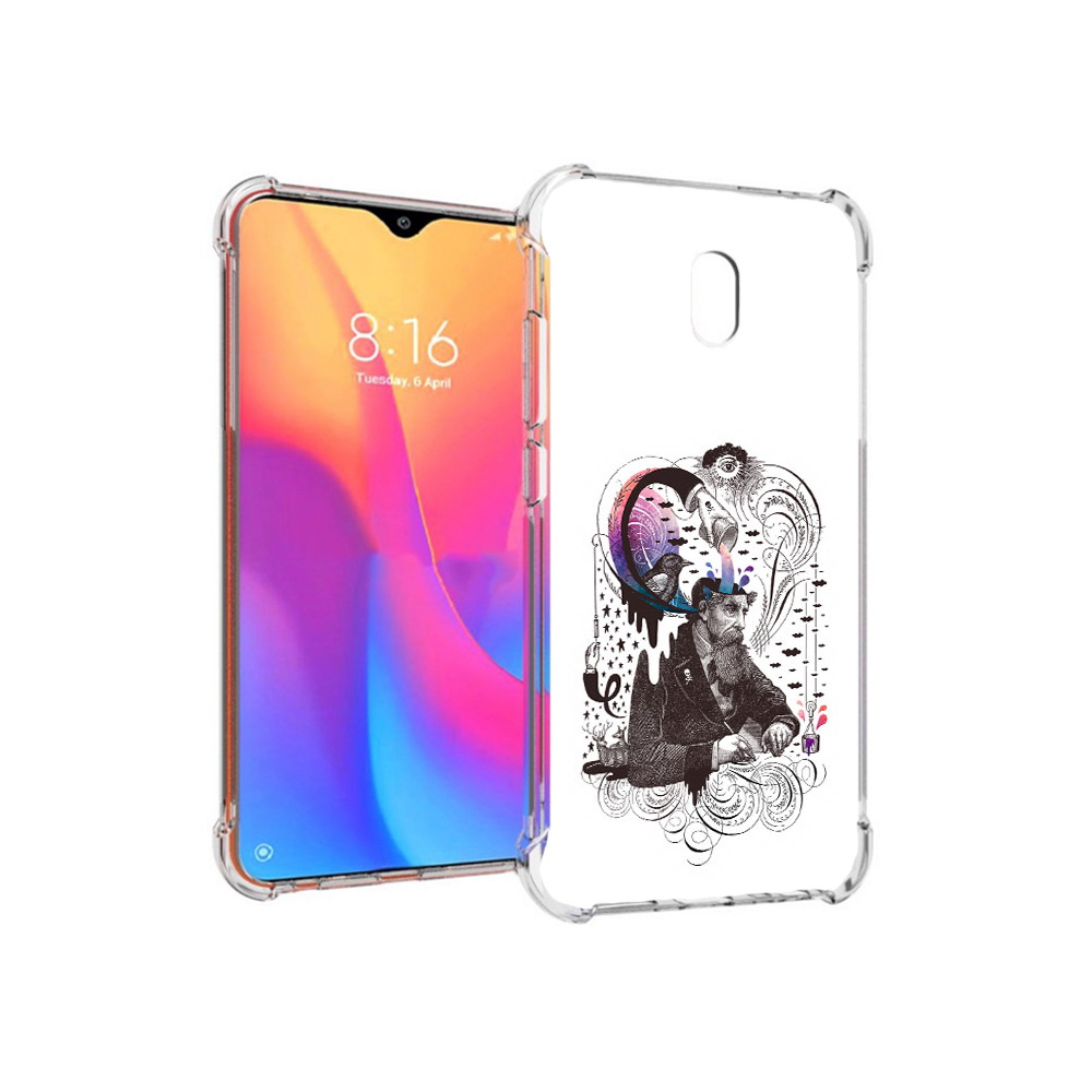 

Чехол MyPads Tocco для Xiaomi Redmi 8A абстракция думающий мужчина (PT138948.272.210), Прозрачный, Tocco