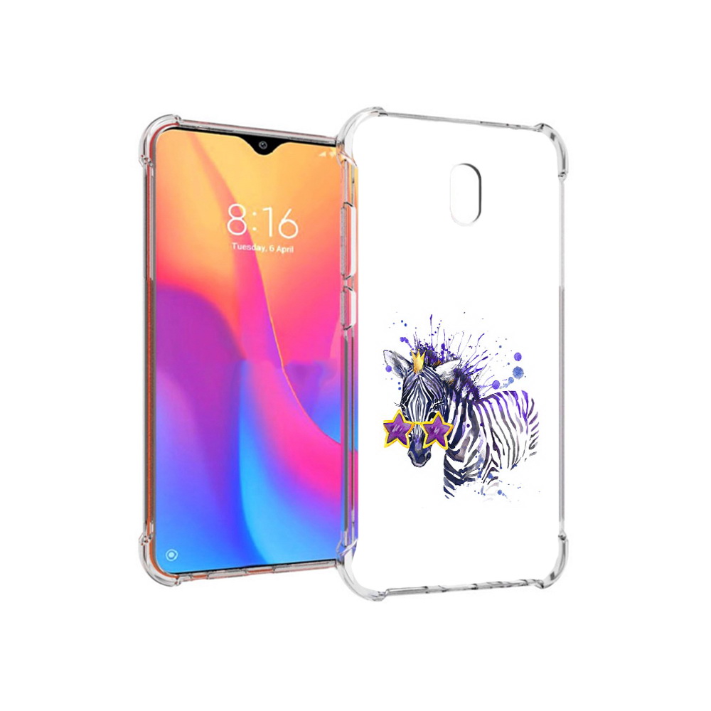 

Чехол MyPads Tocco для Xiaomi Redmi 8A акварельная зебра (PT138948.272.215), Прозрачный, Tocco