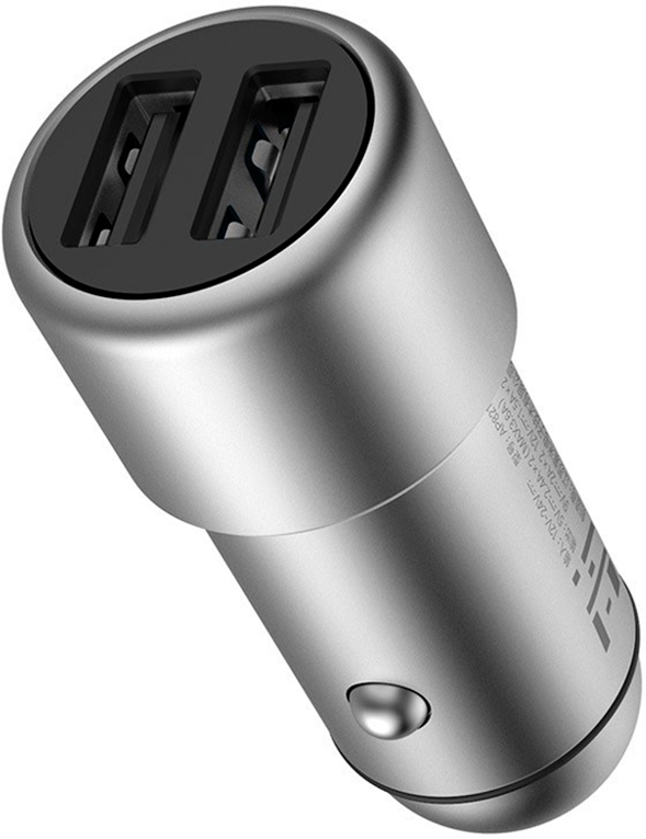 Автомобильное зарядное устройство Car Charger QC 3.0 2USB CC02CZM grey