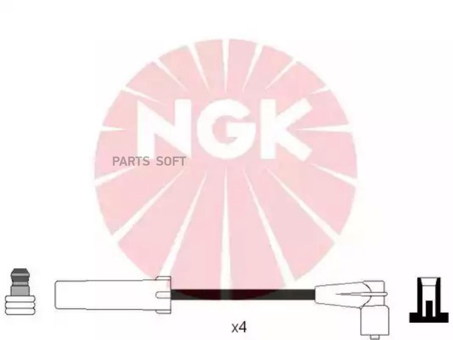 

Комплект проводов зажигания 4054 / RC-LD1203, BMW E46/E39/E38/E65/E53/ROVER 75 2,0D/3,0D/T