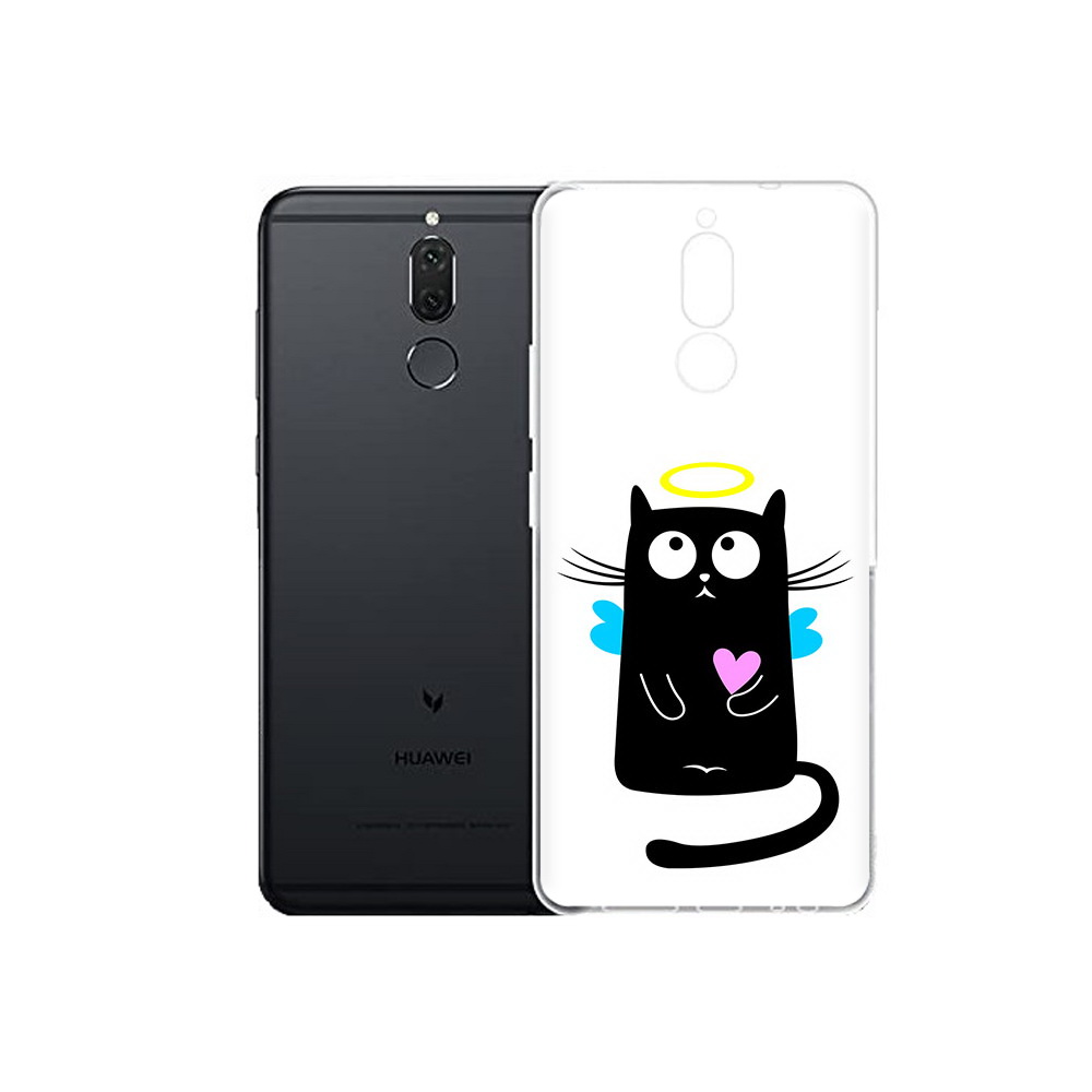 

Чехол MyPads Tocco для Huawei Nova 2i Кот ангелок (PT92543.64.96), Прозрачный, Tocco