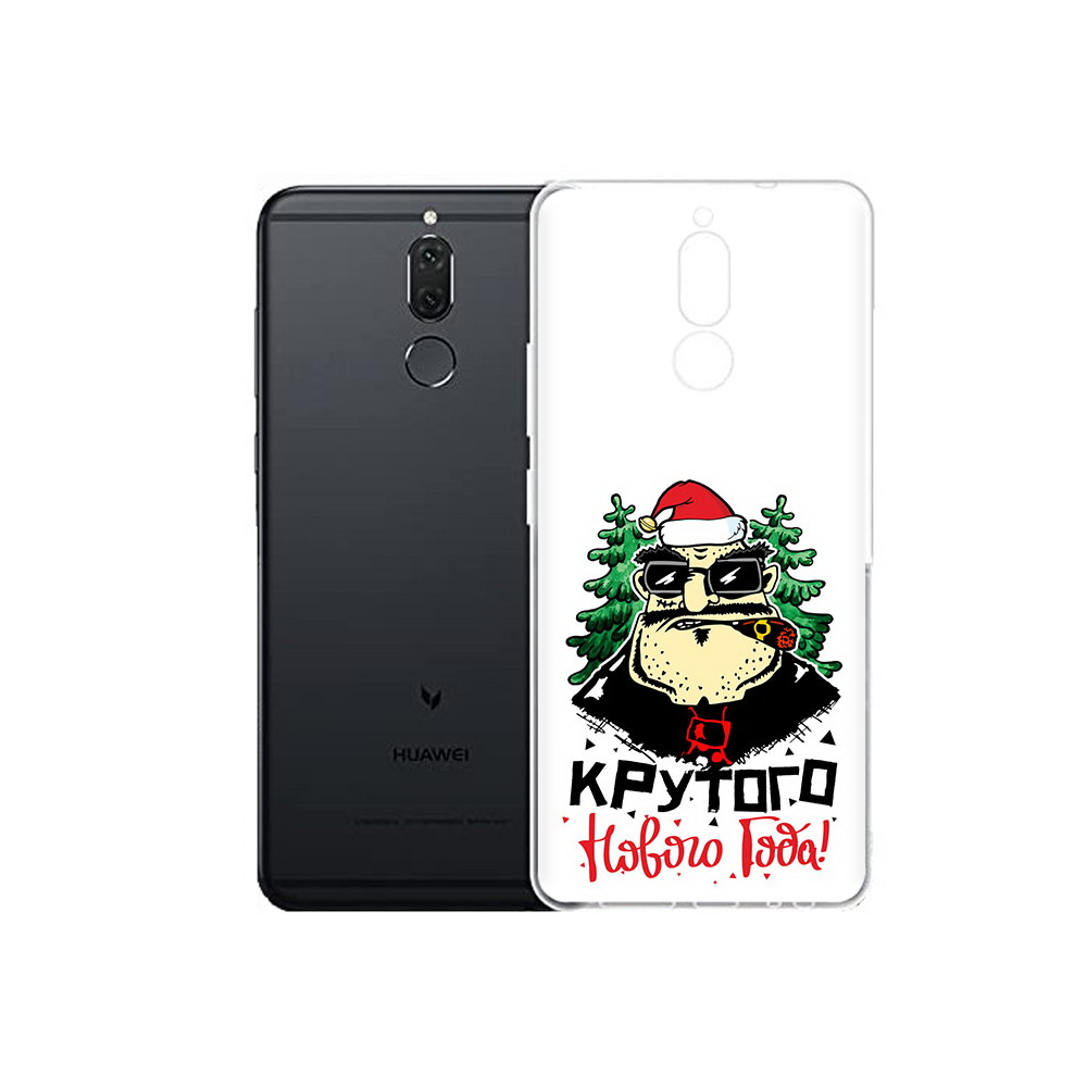 

Чехол MyPads Tocco для Huawei Nova 2i Крутого нового года 2023 (PT92543.64.98), Прозрачный, Tocco