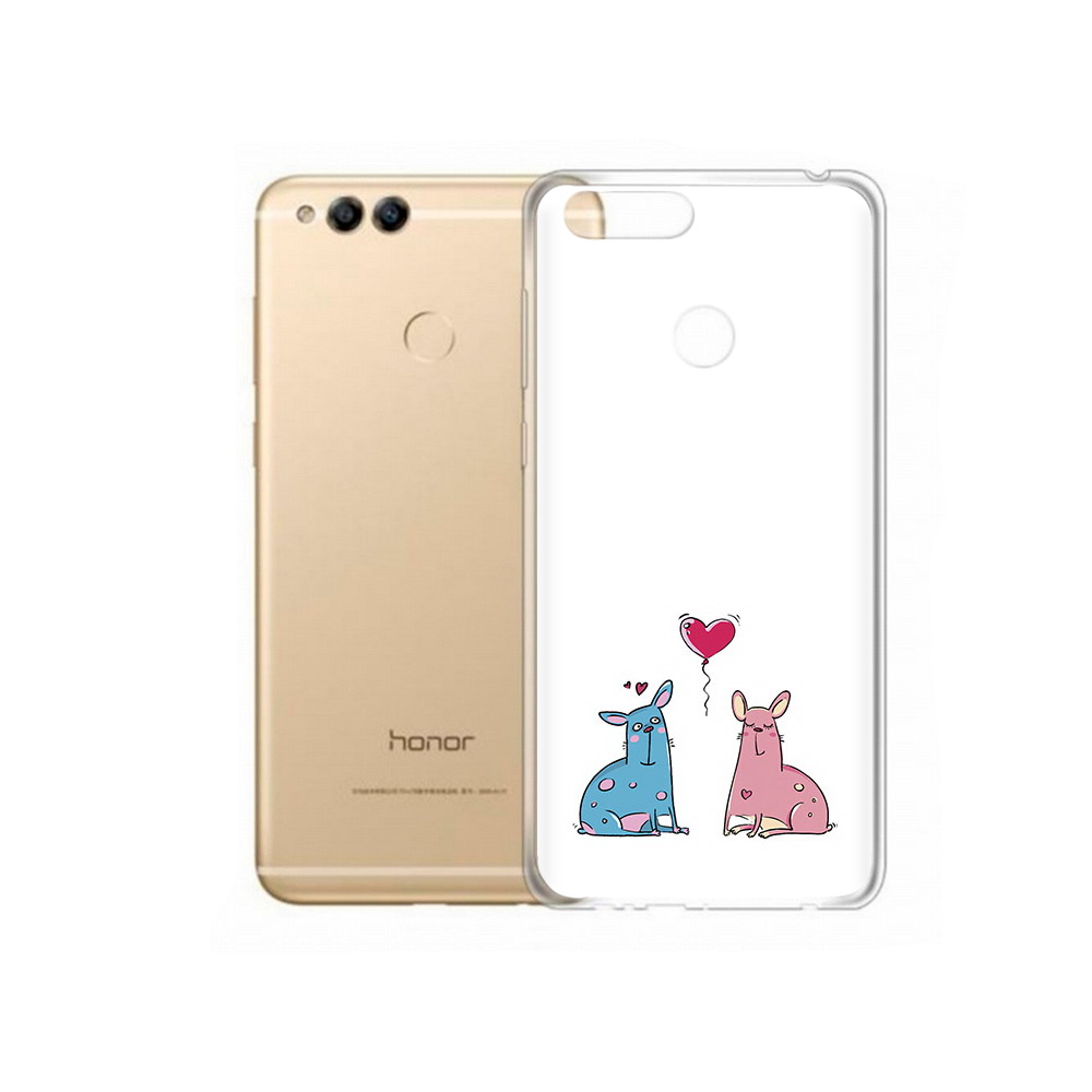 

Чехол MyPads Tocco для Huawei 7X Лама любовь (PT94112.65.102), Прозрачный, Tocco