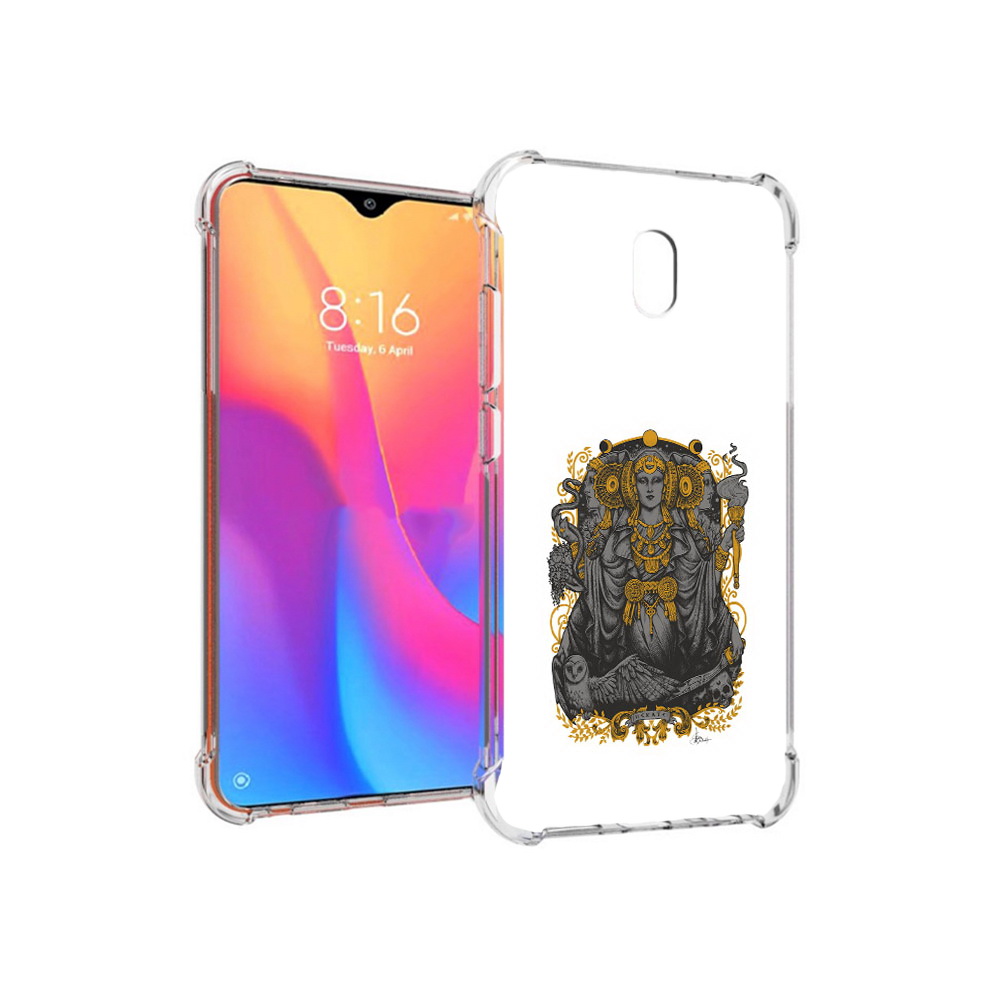 

Чехол MyPads Tocco для Xiaomi Redmi 8A божество с золотыми элементами (PT138948.272.241), Прозрачный, Tocco