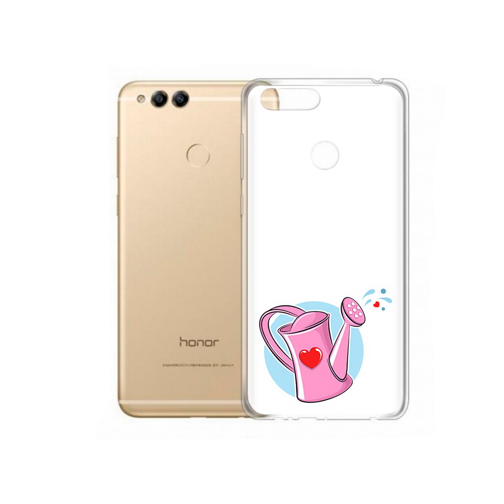

Чехол MyPads Tocco для Huawei 7X Лейка любви 14 февраля (PT94112.65.103), Прозрачный, Tocco