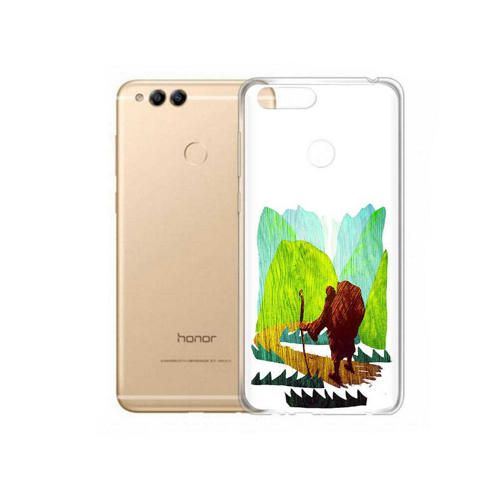 

Чехол MyPads Tocco для Huawei 7X Лесная тропа (PT94112.65.106), Прозрачный, Tocco