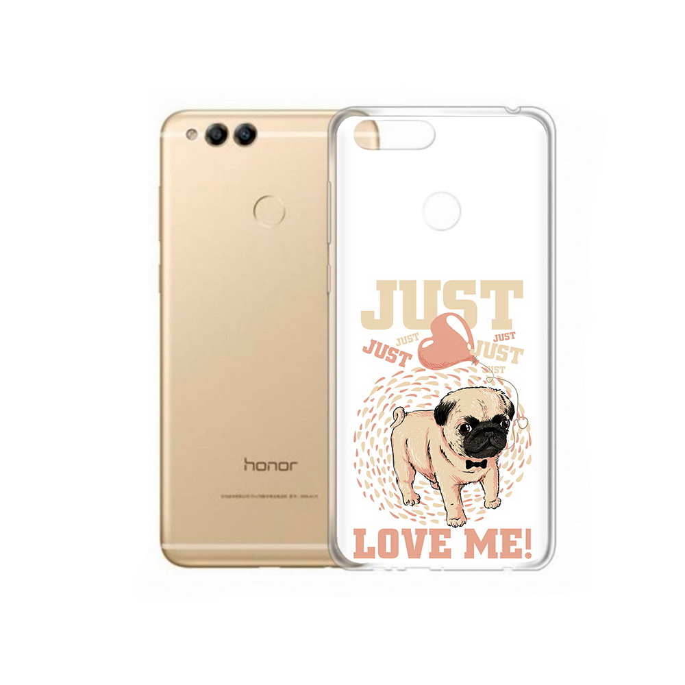

Чехол MyPads Tocco для Huawei 7X Люби меня (PT94112.65.109), Прозрачный, Tocco