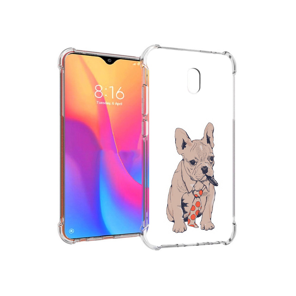 

Чехол MyPads Tocco для Xiaomi Redmi 8A бульдог с сигарой (PT138948.272.250), Прозрачный, Tocco