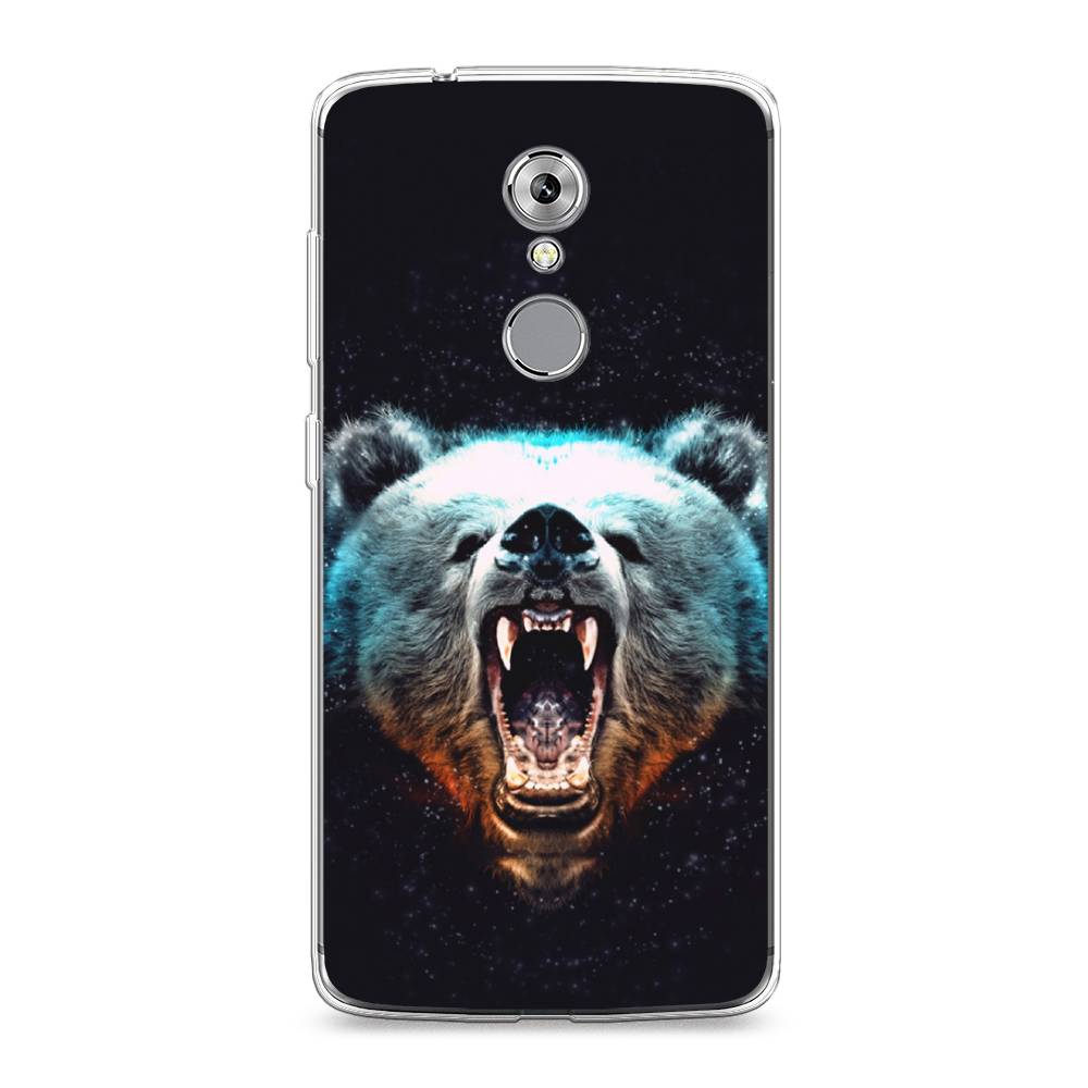 

Чехол Awog на ZTE Axon 7 / ЗТЕ Axon 7 "Медведь", Разноцветный, 131450-2