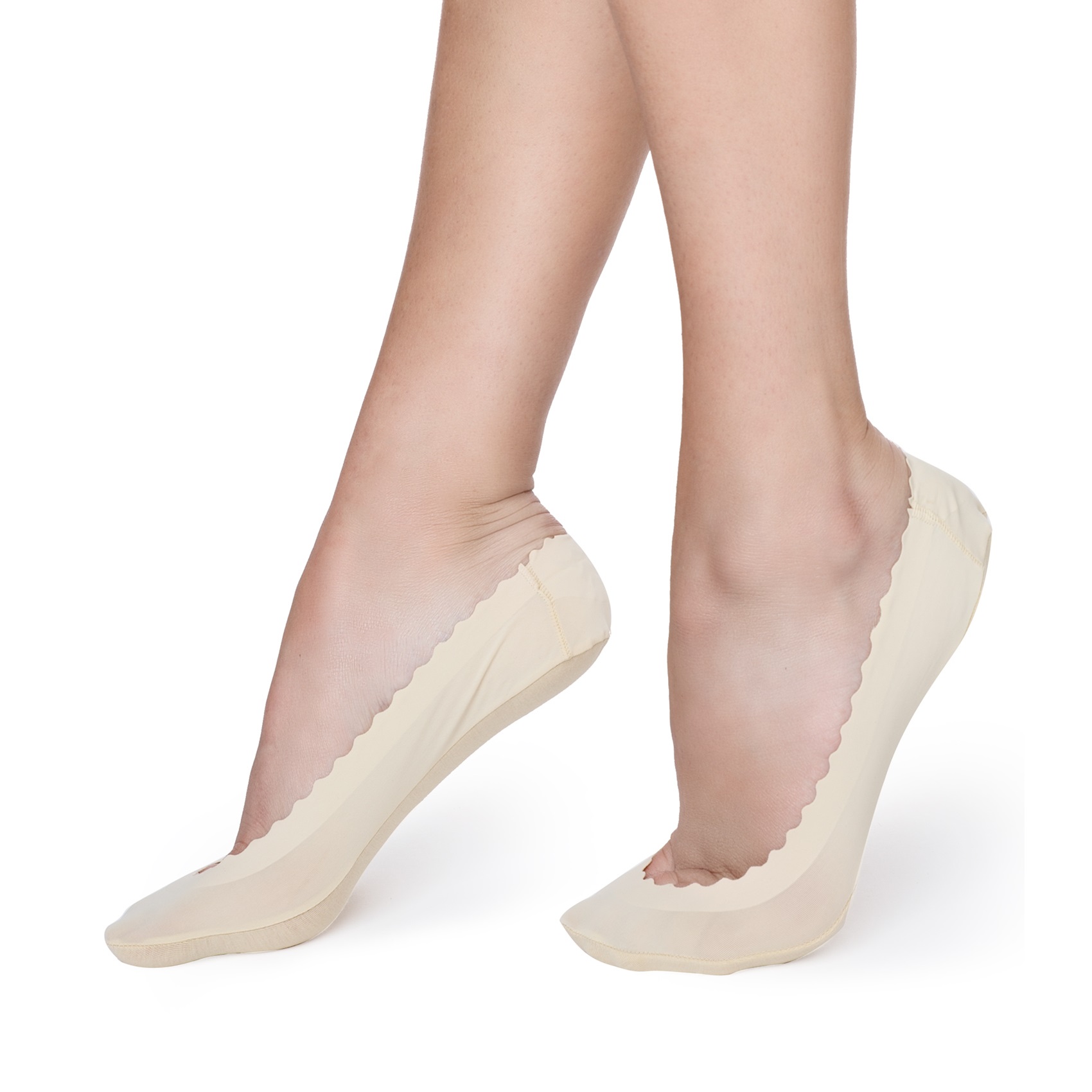 

Следки женские Marilyn Lux Line K21 бежевые one size, Lux Line K21