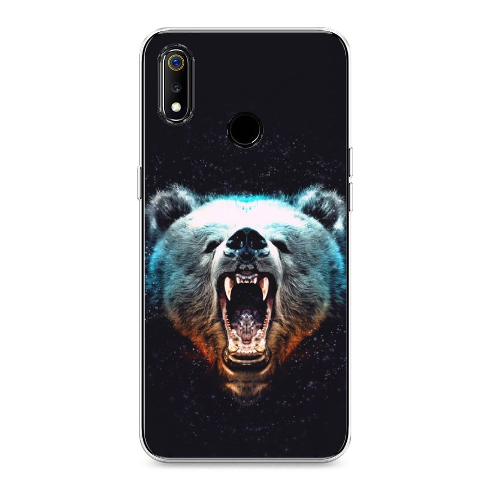 

Чехол Awog на Realme 3 "Медведь", Разноцветный, 251050-2