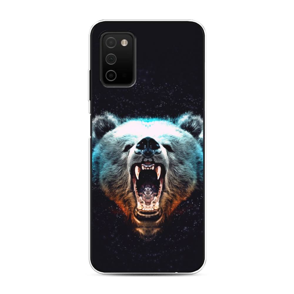 

Чехол Awog на Samsung Galaxy A03S / Самсунг A03S "Медведь", Разноцветный, 2103250-2