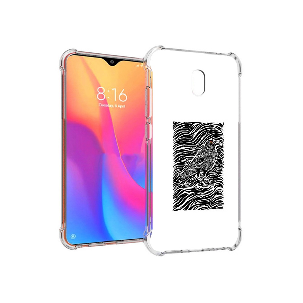 

Чехол MyPads Tocco для Xiaomi Redmi 8A ворон в абстракции (PT138948.272.272), Прозрачный, Tocco