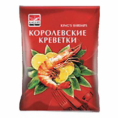 

Креветки Kaluri королевские вареные замороженные 500 г