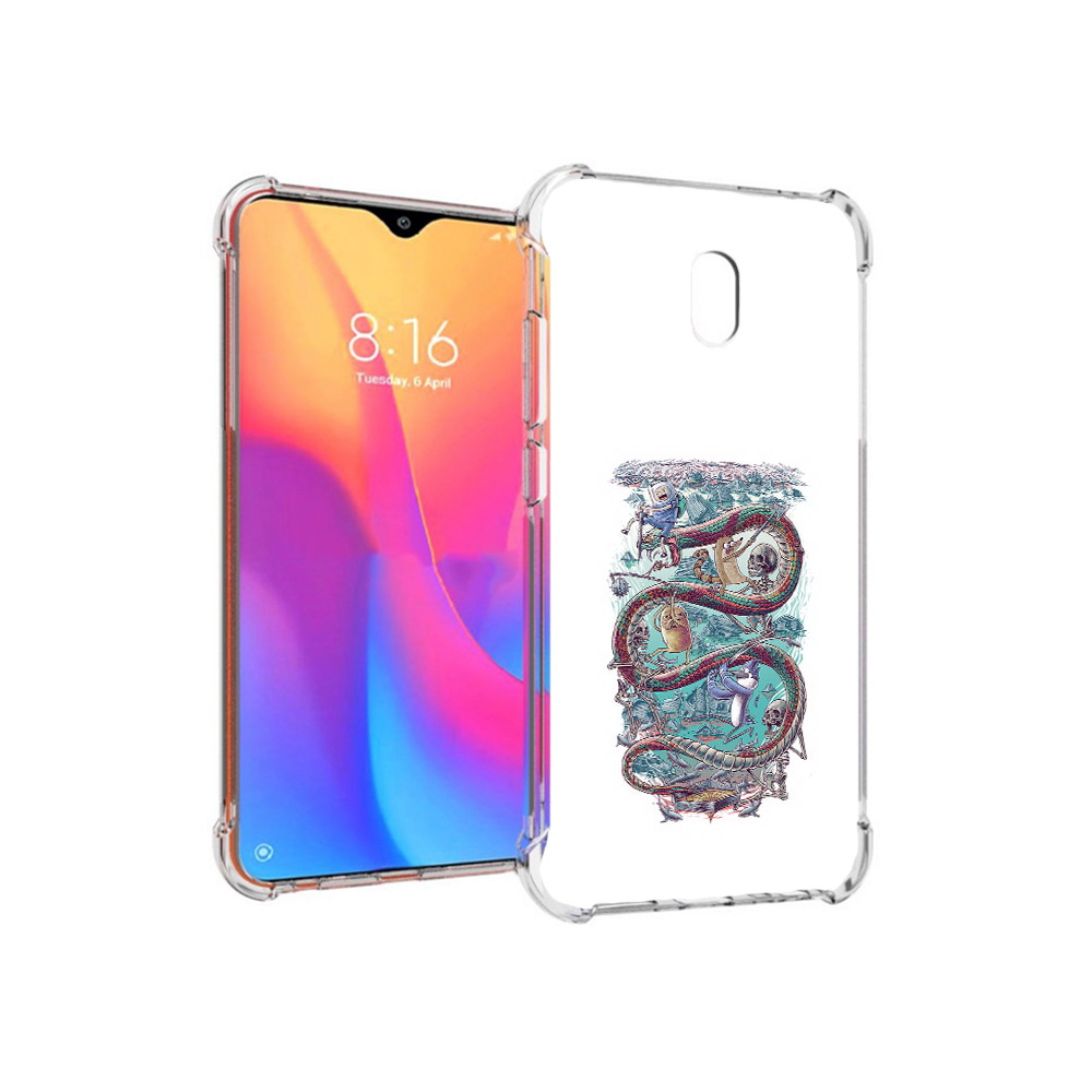 

Чехол MyPads Tocco для Xiaomi Redmi 8A время приключений страшилка (PT138948.272.280), Прозрачный, Tocco