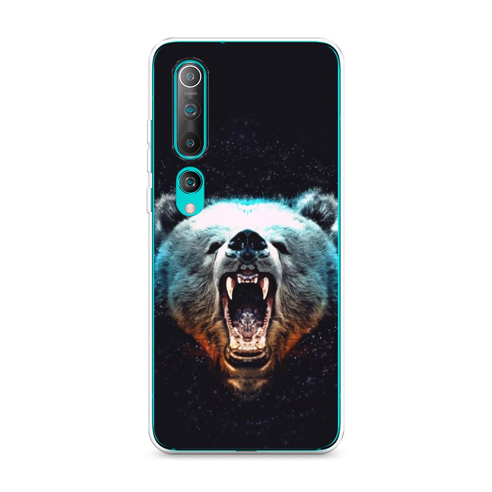 

Чехол Awog на Xiaomi Mi 10 "Медведь", Разноцветный, 37550-2