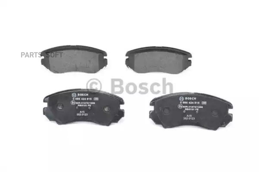 

Комплект тормозных колодок BOSCH 0986424815