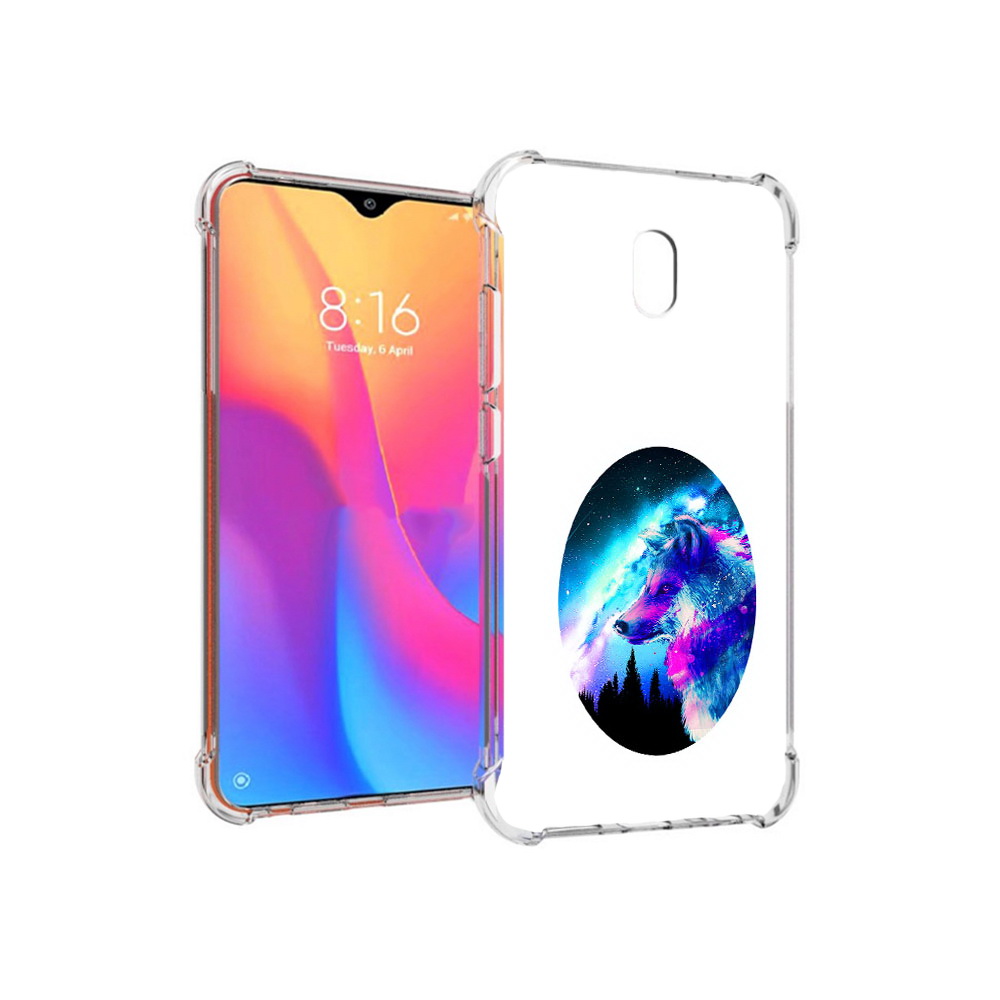 

Чехол MyPads Tocco для Xiaomi Redmi 8A голубой волк (PT138948.272.293), Прозрачный, Tocco