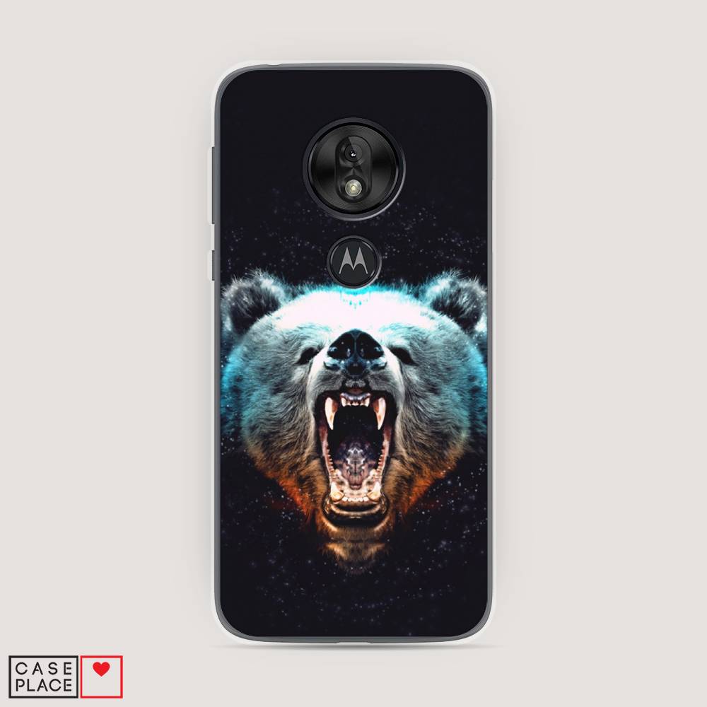 

Чехол Awog на Motorola Moto G7 Play / Моторола Мото G7 Play "Медведь", Разноцветный, 241250-2