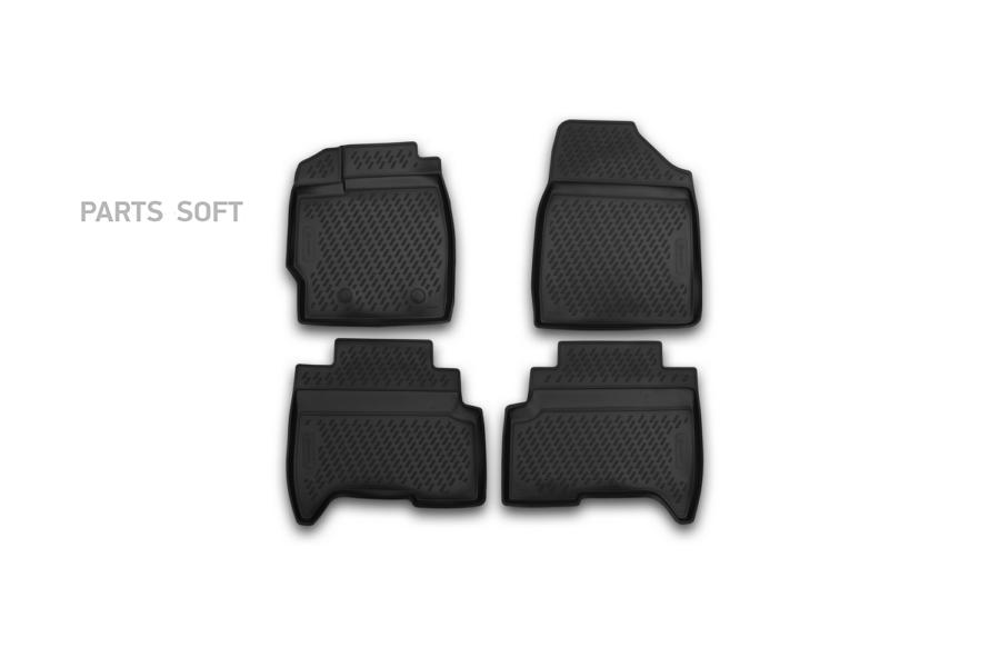 

Коврики 3D в салон LIFAN X50, 06/2015-, кросс., 4 шт. (полиуретан) / Лифан Х50