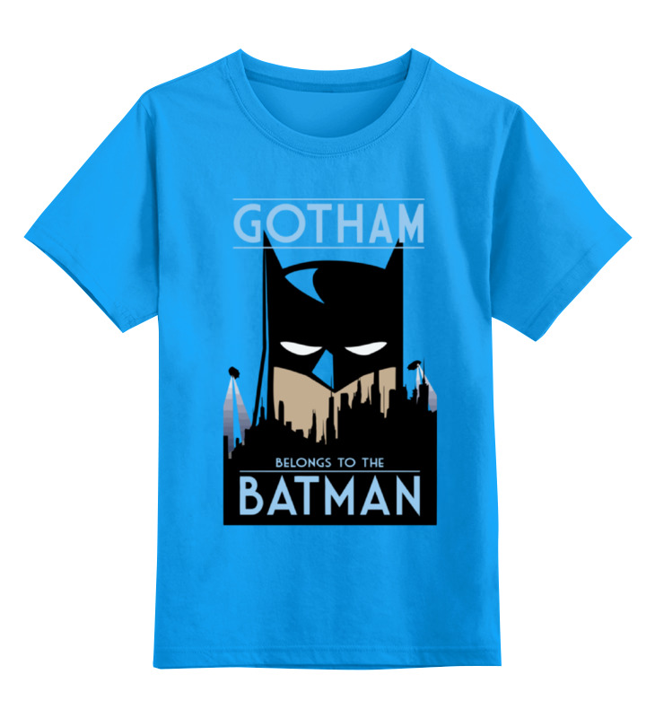 

Футболка детская Printio Бэтмен (batman) цв. голубой р. 128, Бэтмен (batman)