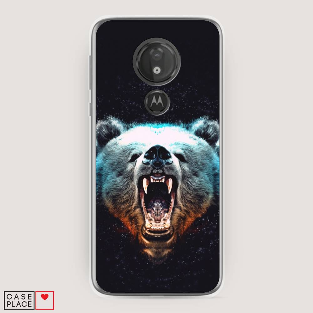 

Чехол Awog на Motorola Moto G7 Power / Моторола Мото G7 Power "Медведь", Разноцветный, 241350-2