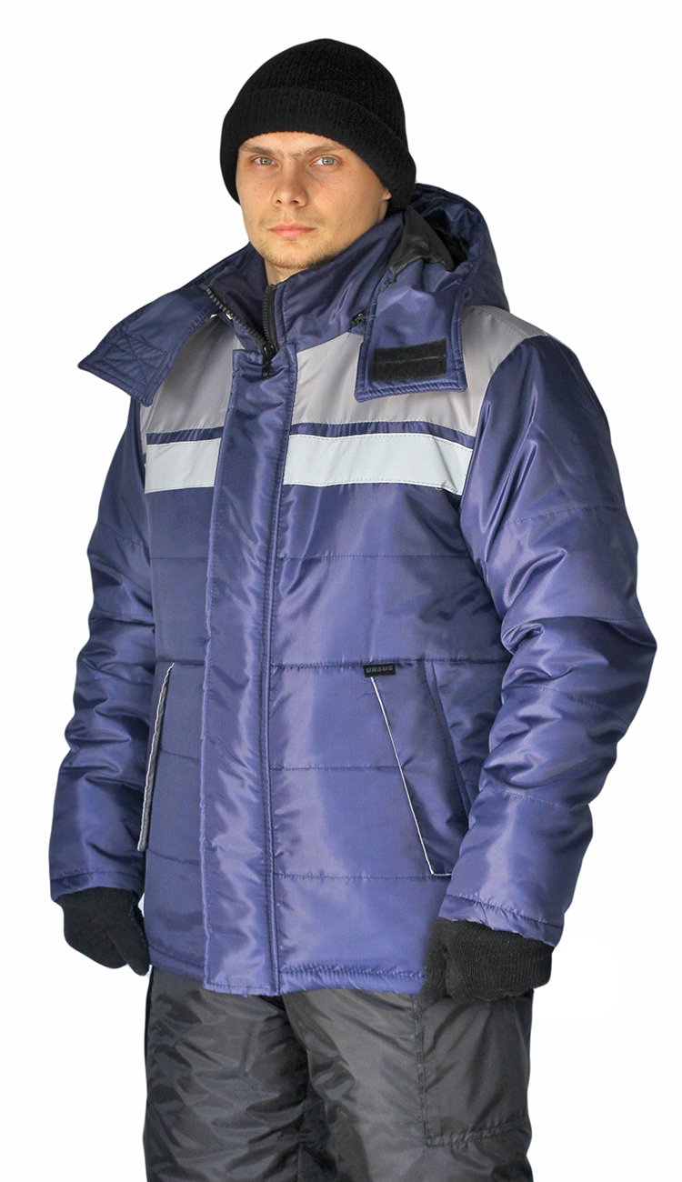 Куртка рабочая мужская Ursus ЭРЕБУС темно-синий; серый 52-54 RU, 182-188 см