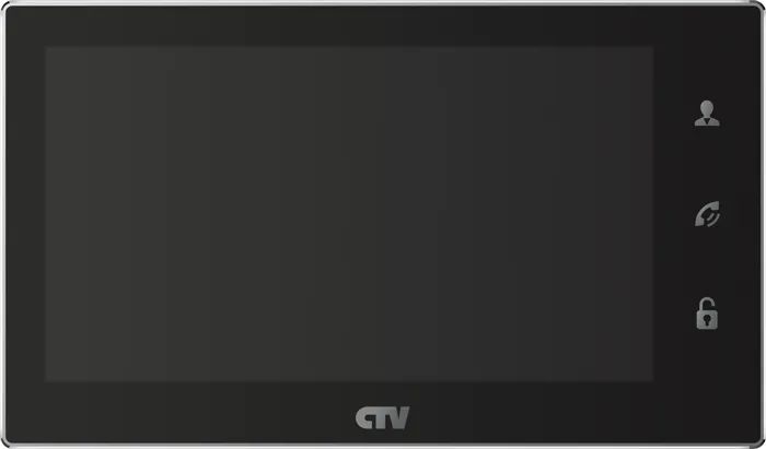 Монитор видеодомофона CTV-M4706AHD B чёрный монитор aoc valueline 24v2q