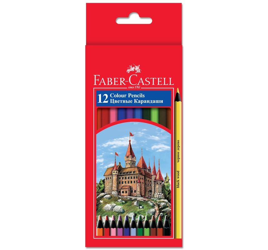 

Карандаши цветные Faber Castell Colour Pencils 12 шт.
