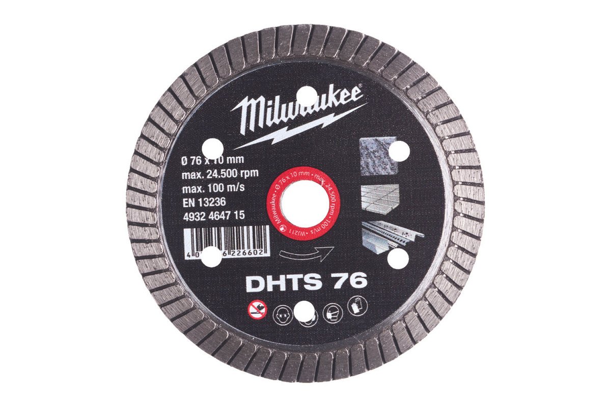 Алмазный диск Milwaukee DHTS 76 мм для М12 FCOT