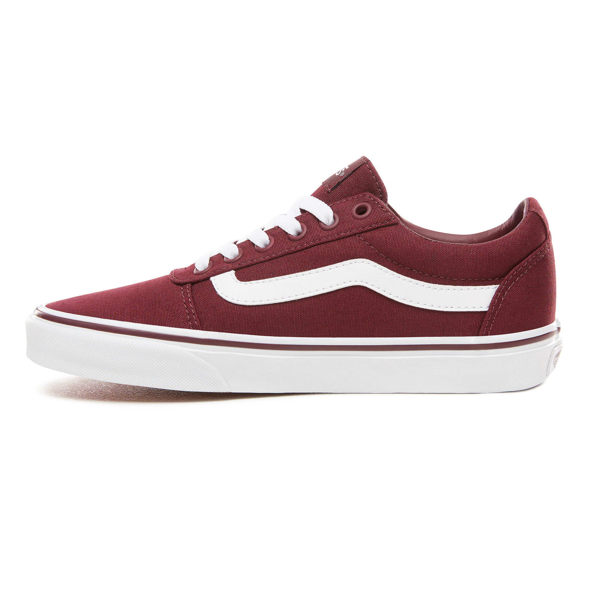 фото Кеды женские vans wm ward (canvas) bur красные 5 us