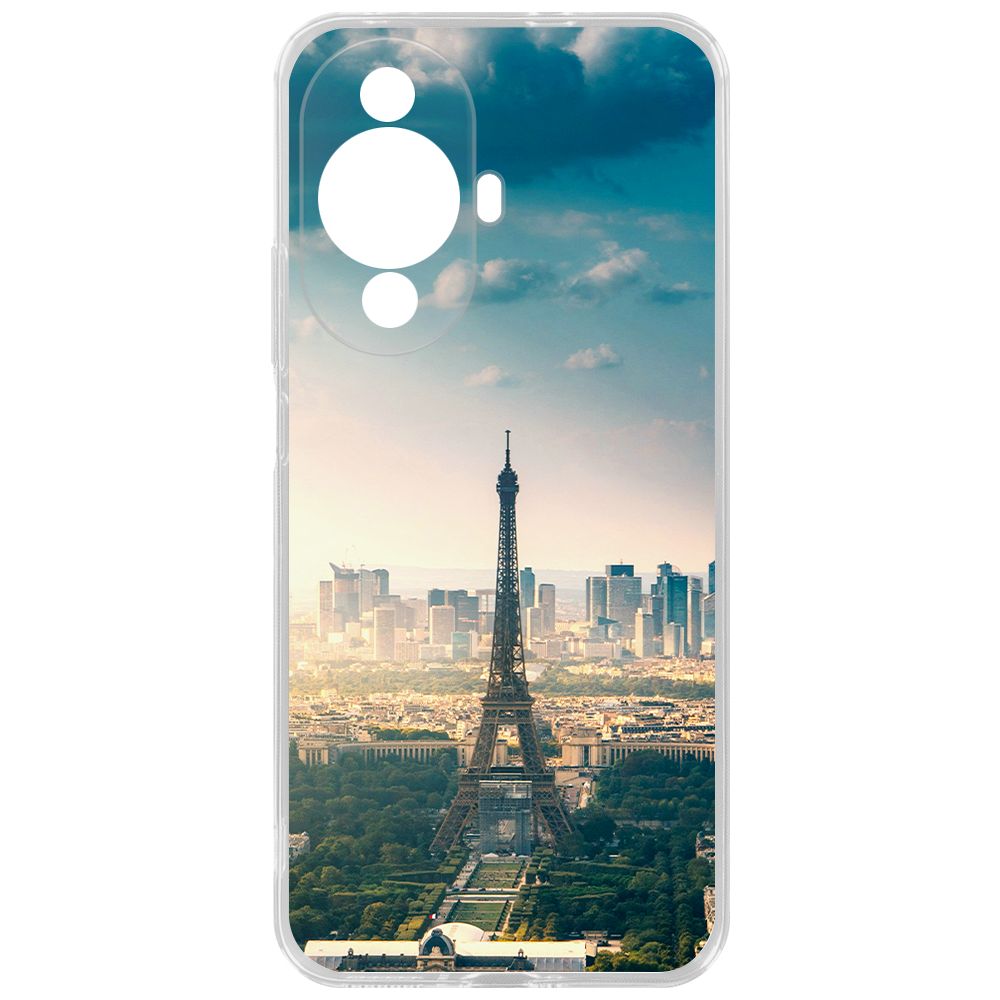 Чехол-накладка Krutoff Clear Case Франция, Эйфелева Башня для Huawei Nova 11